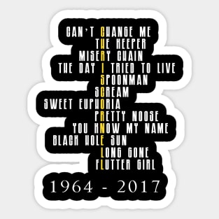 ChrisCornell 1964 - 2017 Sticker